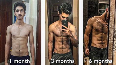 My 6 Month Body Transformation (From Skinny to Muscular).